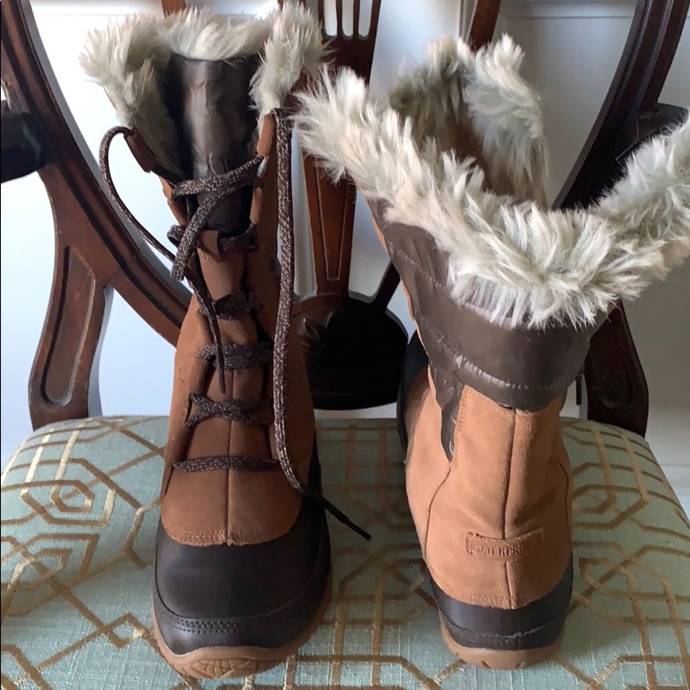 North face waterproof tall boots